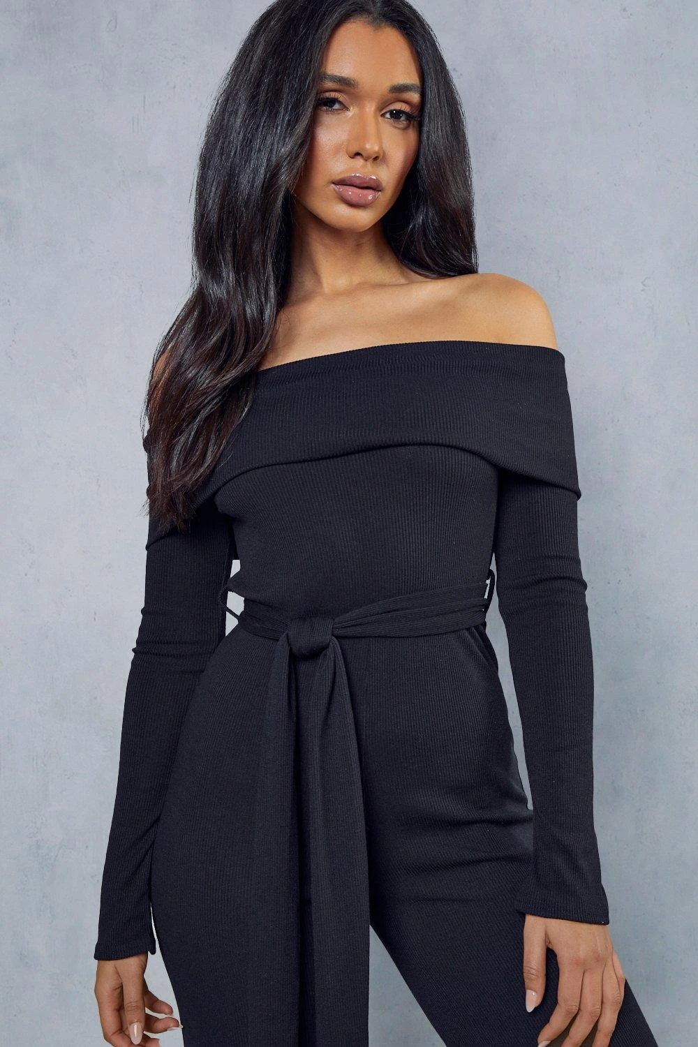 Bardot Rib Knit Jumpsuit 4 Bardot Rib Knit Jumpsuit - Image 2