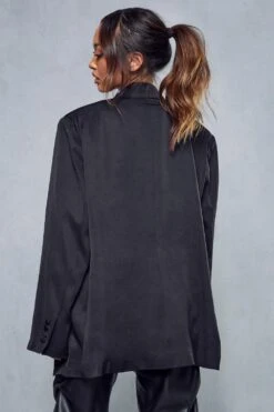 Boxy Grandad Oversized Blazer 9 Boxy Grandad Oversized Blazer -Cheap Sarto Tone Store black boxy grandad oversized blazer 2