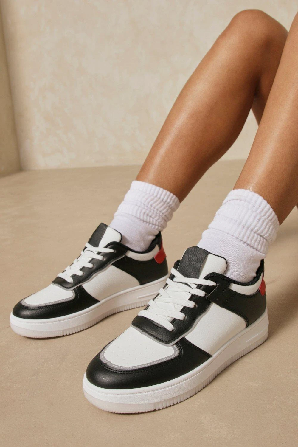 Contrast Panelled Trainers 5 Contrast Panelled Trainers - Image 3