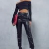 Leather Look Skinny Zip Hem Trouser 2 Leather Look Skinny Zip Hem Trouser -Cheap Sarto Tone Store black leather look skinny zip hem trouser