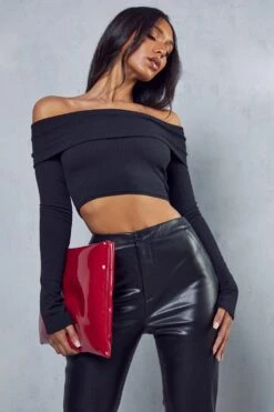 Leather Look Skinny Zip Hem Trouser -Cheap Sarto Tone Store black leather look skinny zip hem trouser 5