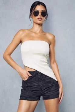 Marble Print Denim Shorts -Cheap Sarto Tone Store black marble print denim shorts 4