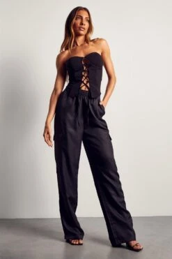 Cheap Sarto Tone Store 23 Pocket Detail Straight Leg Cargo Pant