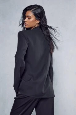 Satin Lapel Tuxedo Blazer 9 Satin Lapel Tuxedo Blazer -Cheap Sarto Tone Store black satin lapel tuxedo blazer 2