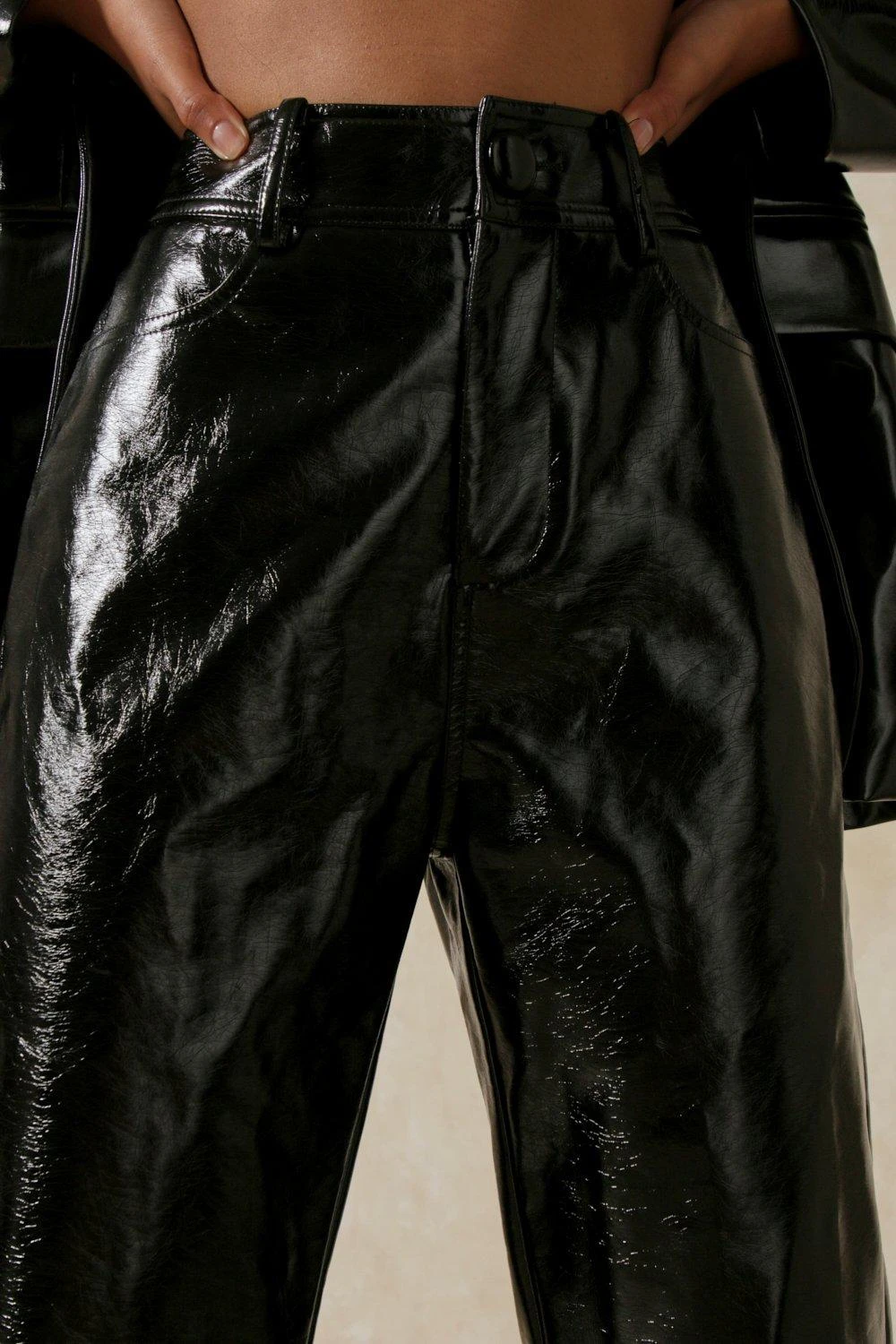 Vinyl Straight Leg Trousers 3 Vinyl Straight Leg Trousers - Image 2