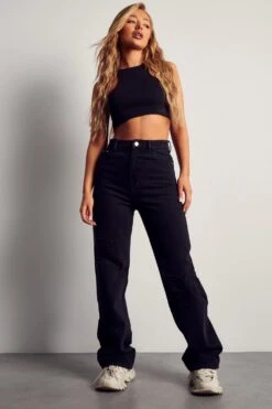 Black Wide Leg Distressed Boyfriend Jean 11 Black Wide Leg Distressed Boyfriend Jean -Cheap Sarto Tone Store black wide leg distressed boyfriend jean 3