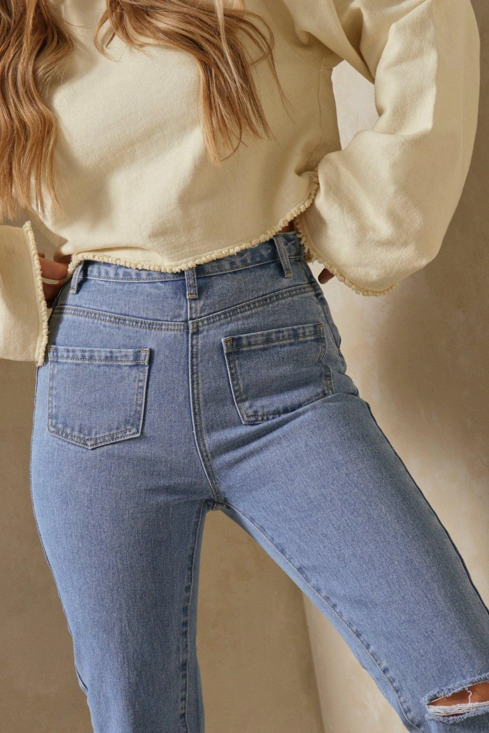 Pocket Front Straight Leg Jean 4 Pocket Front Straight Leg Jean - Image 2