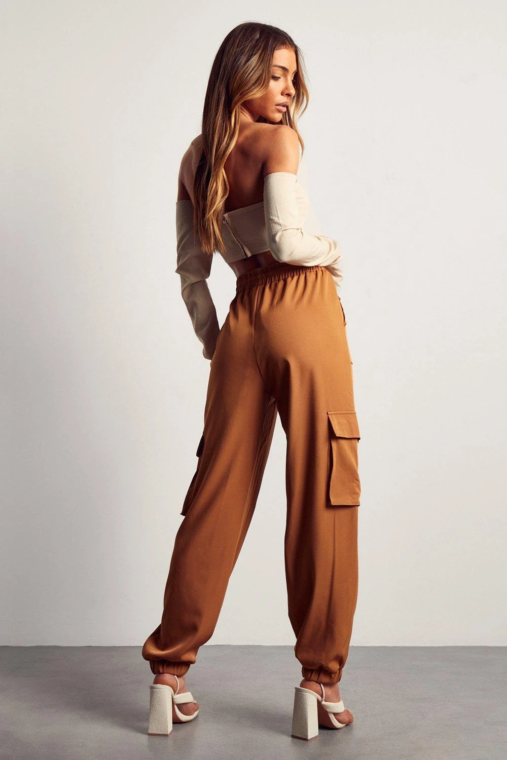 Pocket Detail Cuffed Cargo Pant 5 Pocket Detail Cuffed Cargo Pant - Image 3