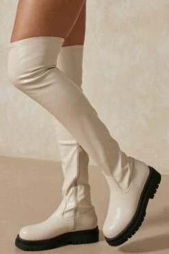 Chunky Sole Over The Knee Boot