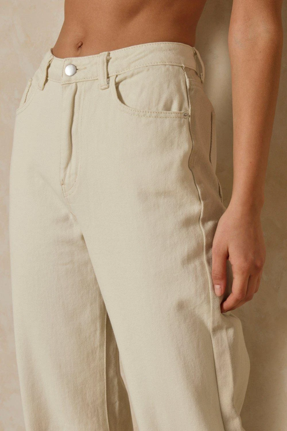 Two Tone Straight Leg Jean 4 Two Tone Straight Leg Jean - Image 2