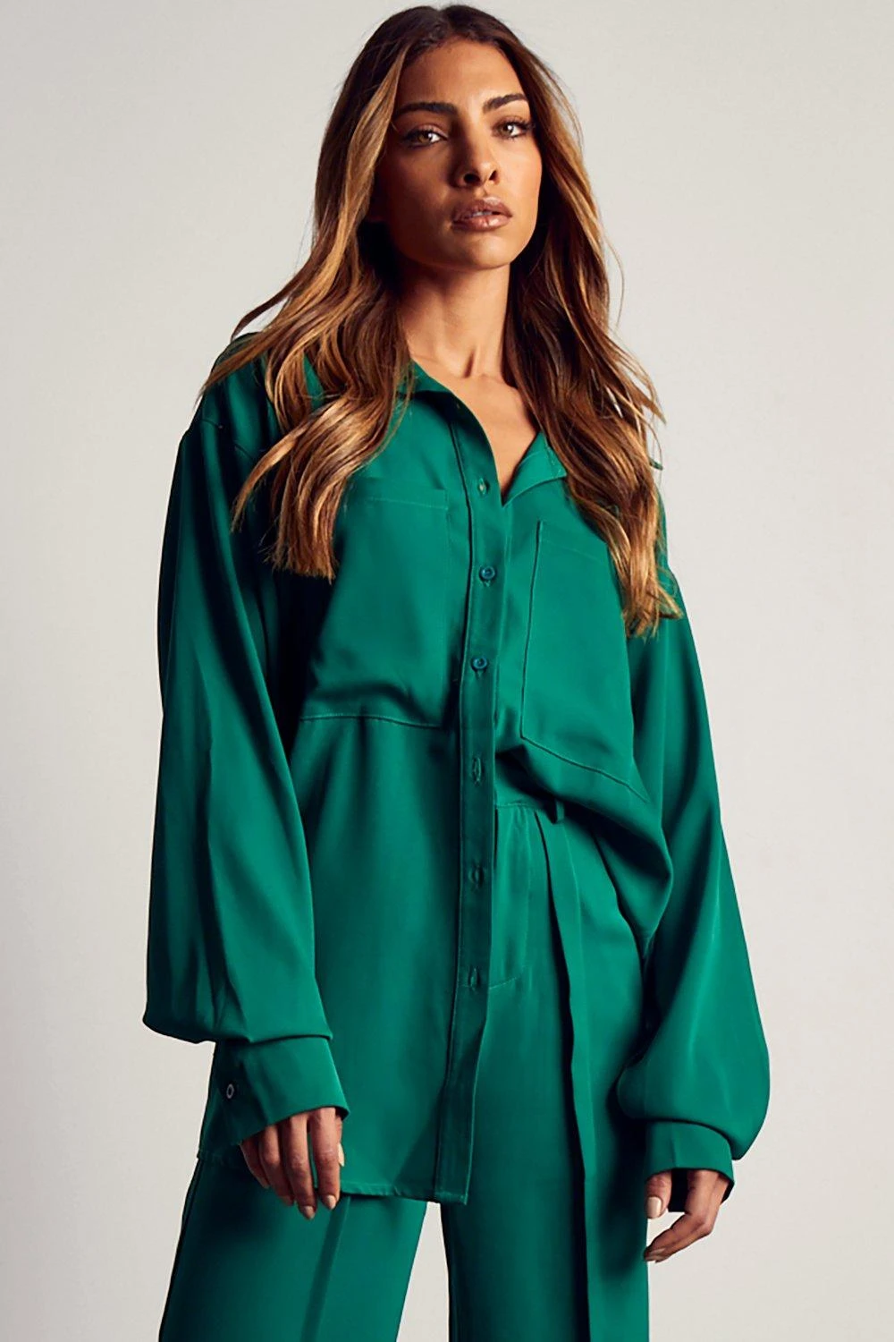 Luxe Twill Pocket Detail Shirt 3 Luxe Twill Pocket Detail Shirt