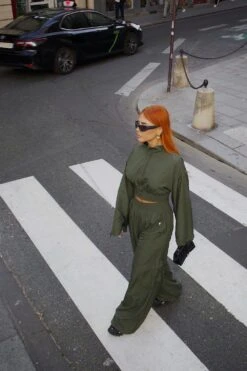 Miss Joslin Cropped Windbreaker Jacket