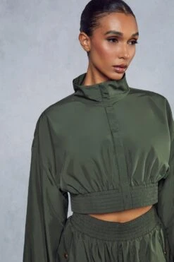Miss Joslin Cropped Windbreaker Jacket 13 Miss Joslin Cropped Windbreaker Jacket -Cheap Sarto Tone Store green miss joslin cropped windbreaker jacket 3