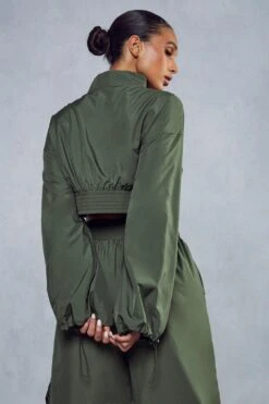Miss Joslin Cropped Windbreaker Jacket 14 Miss Joslin Cropped Windbreaker Jacket -Cheap Sarto Tone Store green miss joslin cropped windbreaker jacket 4