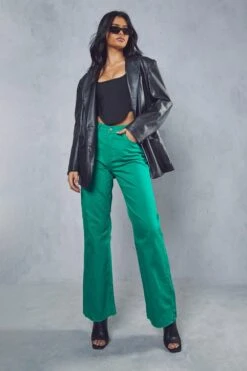 Raw Hem Jean -Cheap Sarto Tone Store green raw hem jean 3