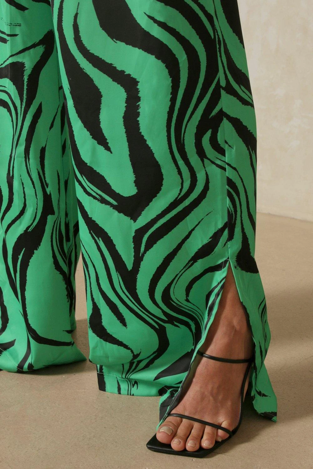 Zebra Print Wide Leg Trouser 4 Zebra Print Wide Leg Trouser - Image 2