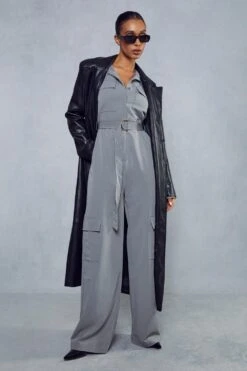 Miss Joslin Utility Jumpsuit -Cheap Sarto Tone Store grey miss joslin utility jumpsuit 5
