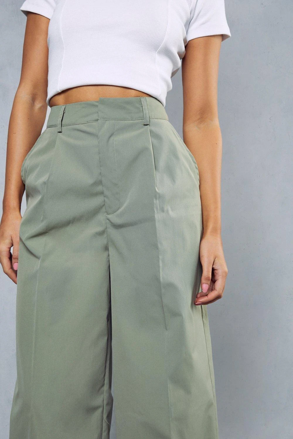 Pleat Front Straight Leg Trousers 7 Pleat Front Straight Leg Trousers - Image 5