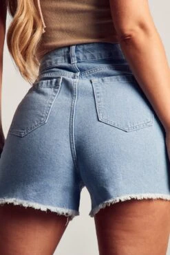 Distressed Denim Shorts 13 Distressed Denim Shorts -Cheap Sarto Tone Store light blue distressed denim shorts 5