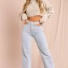 Cut Out Waist Wide Leg Jeans 2 Cut Out Waist Wide Leg Jeans -Cheap Sarto Tone Store light wash cut out waist wide leg jeans