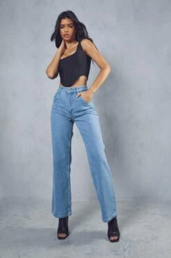 Front Panel Detail Straight Leg Jean 10 Front Panel Detail Straight Leg Jean -Cheap Sarto Tone Store light wash front panel detail straight leg jean 3