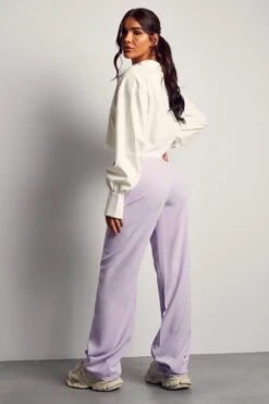 Seam Detail Straight Leg Trousers 9 Seam Detail Straight Leg Trousers -Cheap Sarto Tone Store lilac seam detail straight leg trousers 2