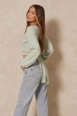 Twist Front Tie Back Top 10 Twist Front Tie Back Top -Cheap Sarto Tone Store mauve twist front tie back top 2