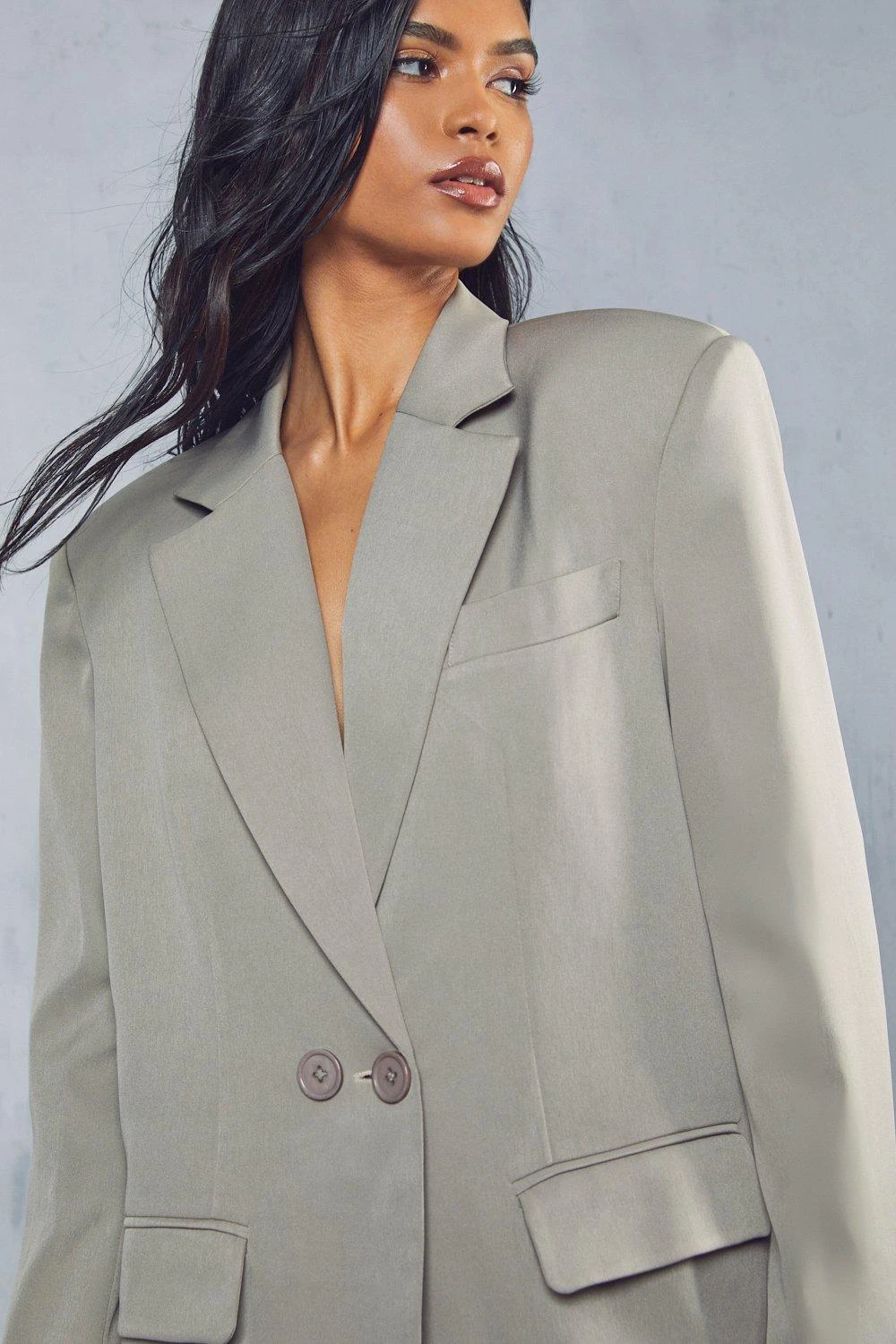 Double Button Cross Front Blazer 4 Double Button Cross Front Blazer - Image 2