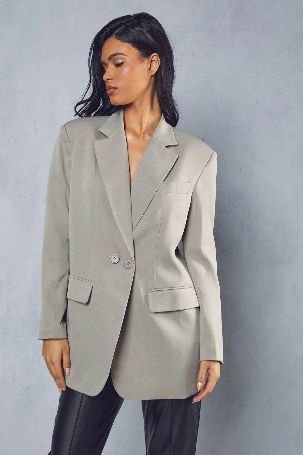 Double Button Cross Front Blazer 3 Double Button Cross Front Blazer