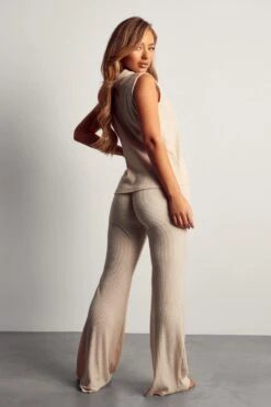 Brushed Rib Relaxed Trouser 9 Brushed Rib Relaxed Trouser -Cheap Sarto Tone Store oatmeal brushed rib relaxed trouser 2