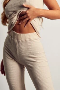 Brushed Rib Relaxed Trouser 11 Brushed Rib Relaxed Trouser -Cheap Sarto Tone Store oatmeal brushed rib relaxed trouser 4