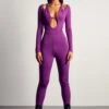 Recycled Cut Out Detail Jumpsuit 2 Recycled Cut Out Detail Jumpsuit -Cheap Sarto Tone Store purple recycled cut out detail jumpsuit