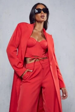 Maxi Oversized Tailored Coat 13 Maxi Oversized Tailored Coat -Cheap Sarto Tone Store red maxi oversized tailored coat 5
