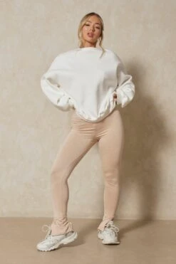 Jersey Split Front Legging