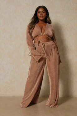 Miss Joslin Wide Leg Plisse Trouser 9 Miss Joslin Wide Leg Plisse Trouser -Cheap Sarto Tone Store stone miss joslin wide leg plisse trouser 2