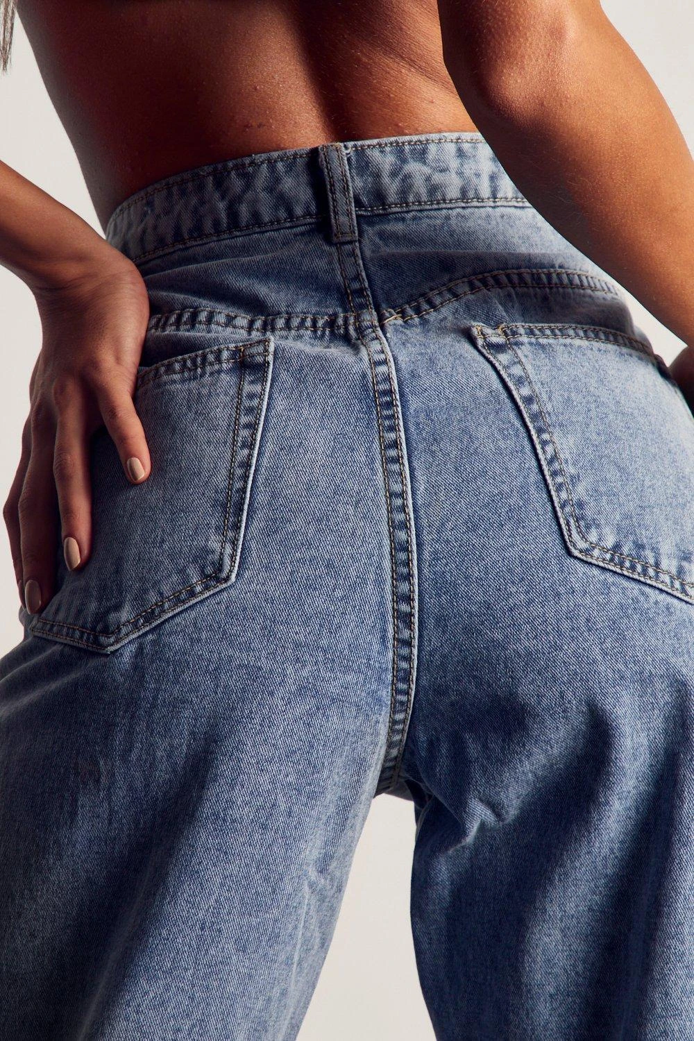 Miss Joslin Side Split Raw Hem Jean 7 Miss Joslin Side Split Raw Hem Jean - Image 5